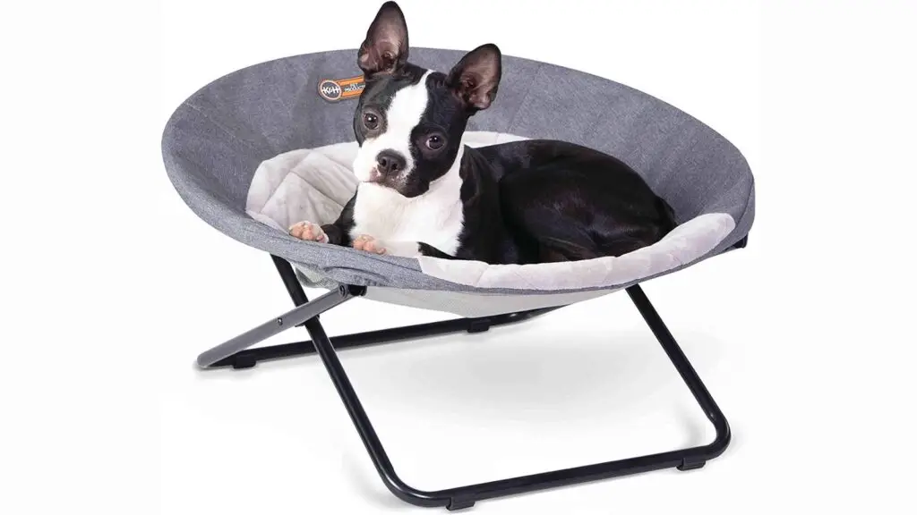 benefits of elevated dog bed - K&H PET PRODUCTS Cozy Cot Elevated Pet Bed, Dish Chair for Dogs