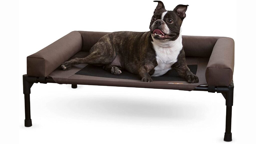 benefits of elevated dog bed - K&H Pet Products Original Pet Cot Outdoor Elevated Dog Bed