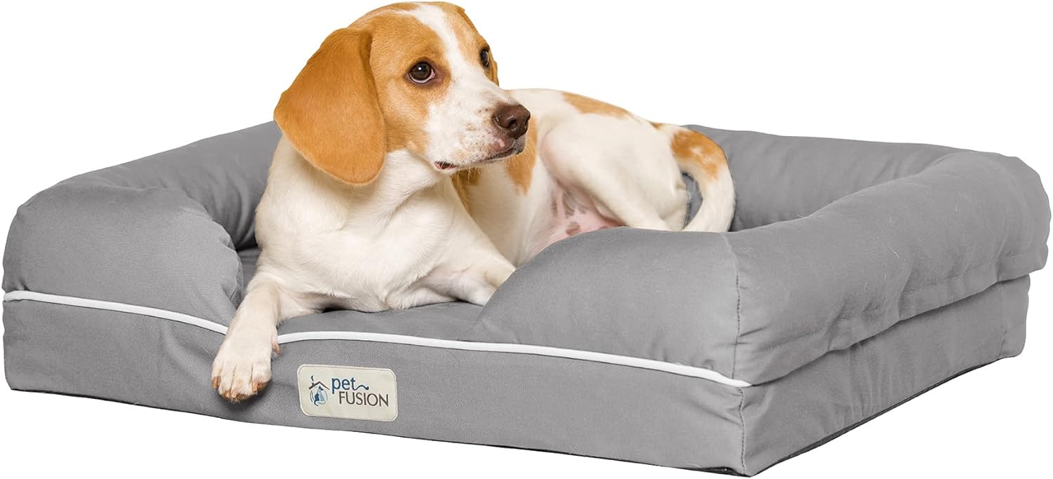 PetFusion Ultimate Dog Bed, Orthopedic Memory Foam